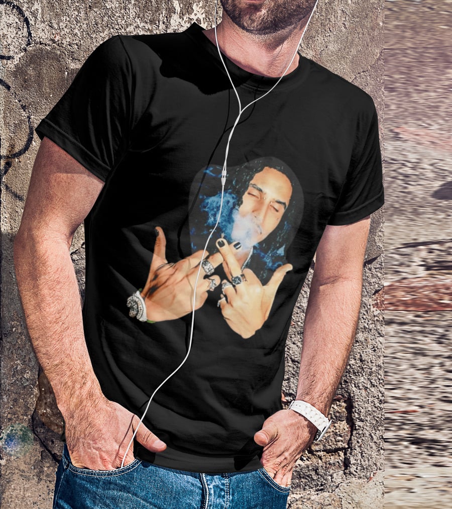 Brazil Matue Smoking Cigarette With Rings And Smoke T-Shirt