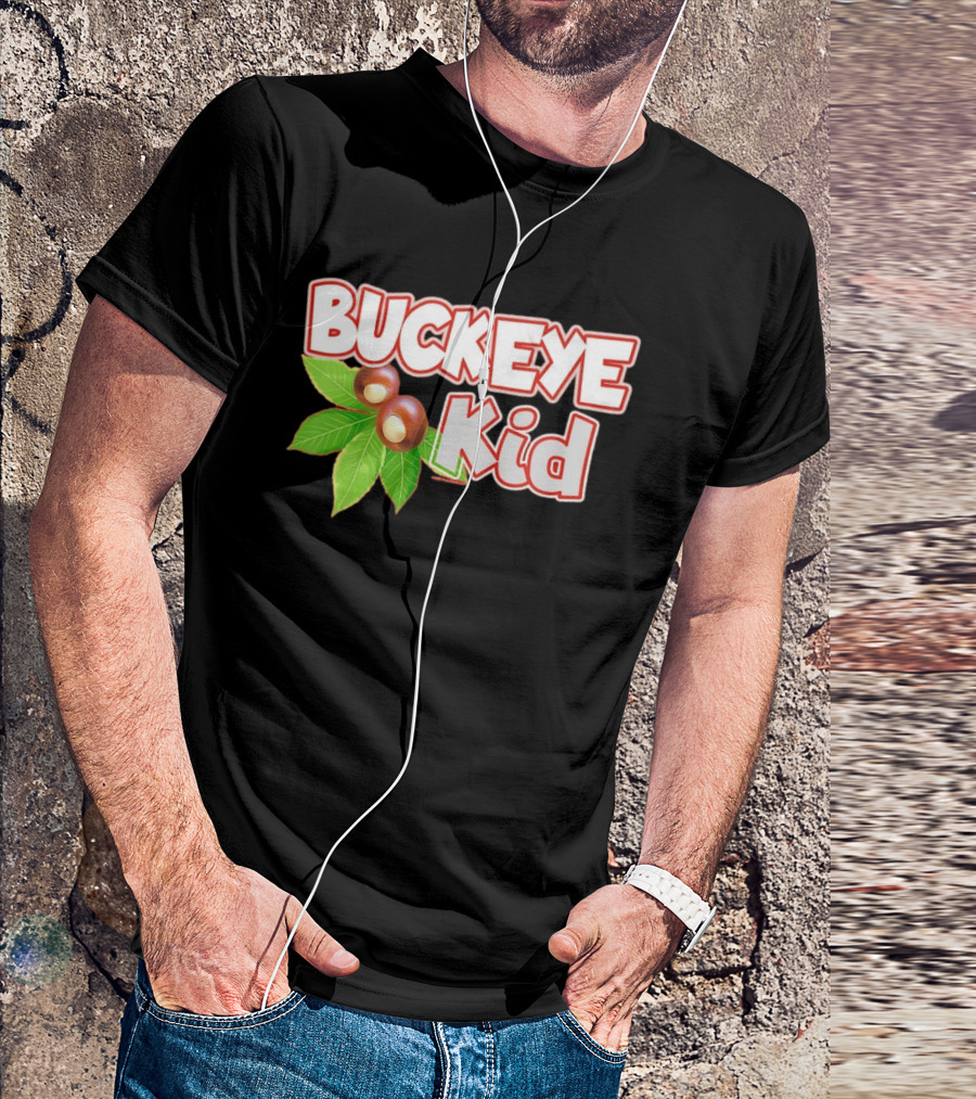 Buckeye Kid Ohio Tree Nut Leaf Home T-Shirt