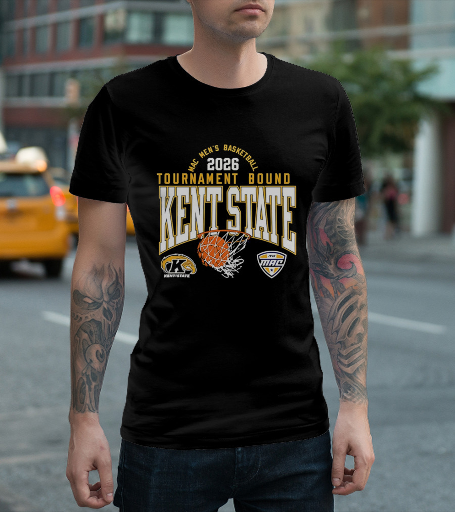 Kent State Golden Flashes MAC 2026 Men's Basketball Tournament Bound T-Shirt
