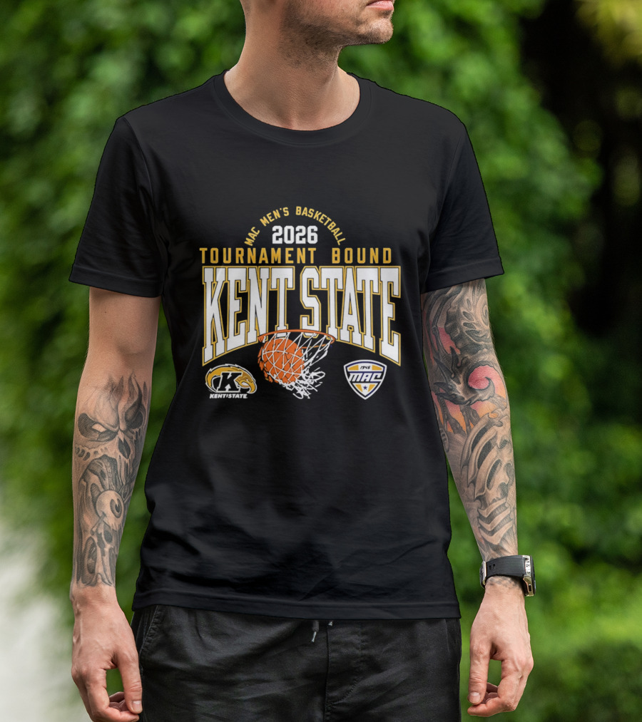 Kent State Golden Flashes MAC 2026 Men's Basketball Tournament Bound T-Shirt