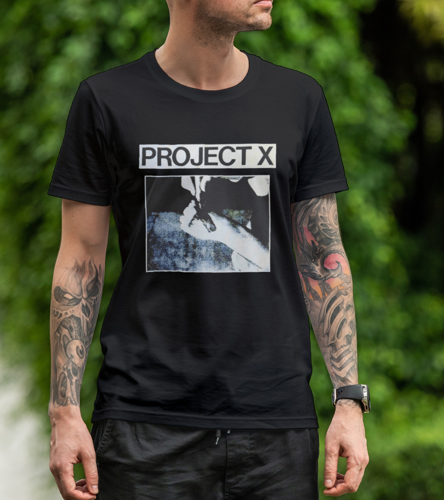 Project X Straight Edge Hardcore Revenge Image T-Shirt