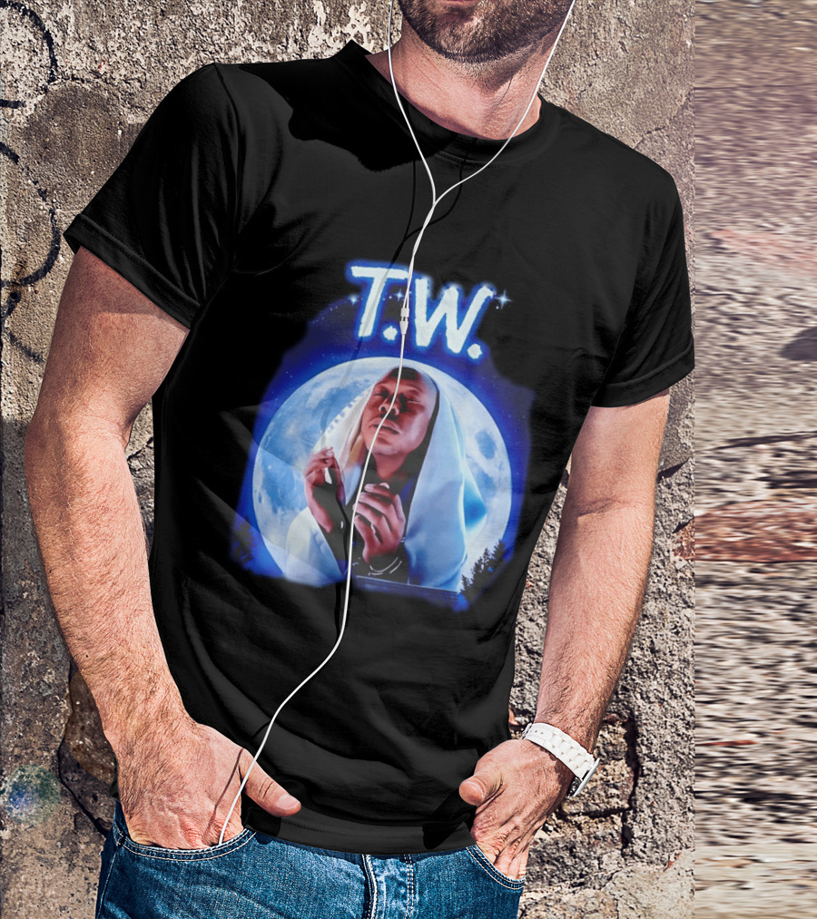 T.W. Moonlight Prayer Imagery Celestial T-Shirt