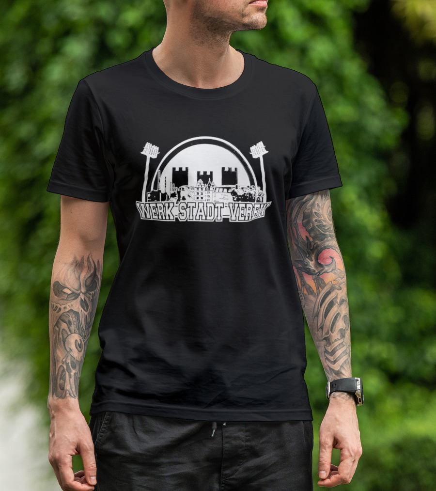 Werk Stadt Verew Rotterdam Euromast Skyline T-Shirt