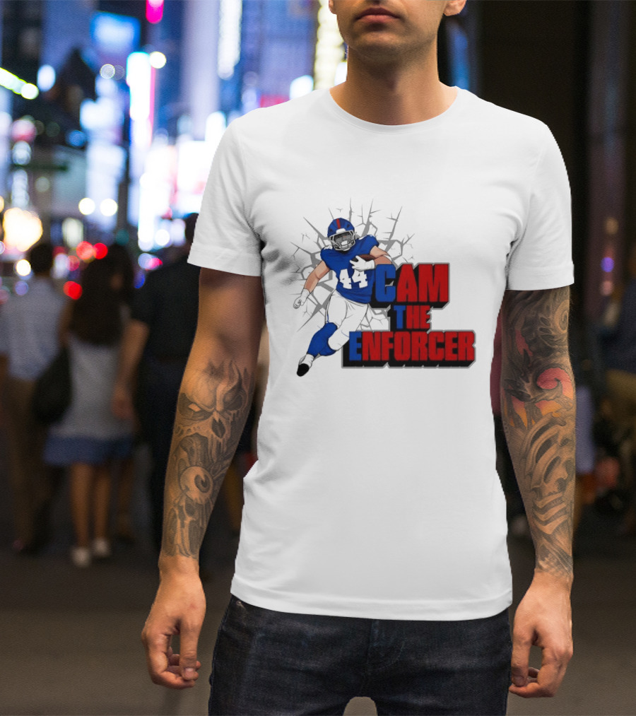 Cam The Enforcer New York Giants Football Player T-Shirt
