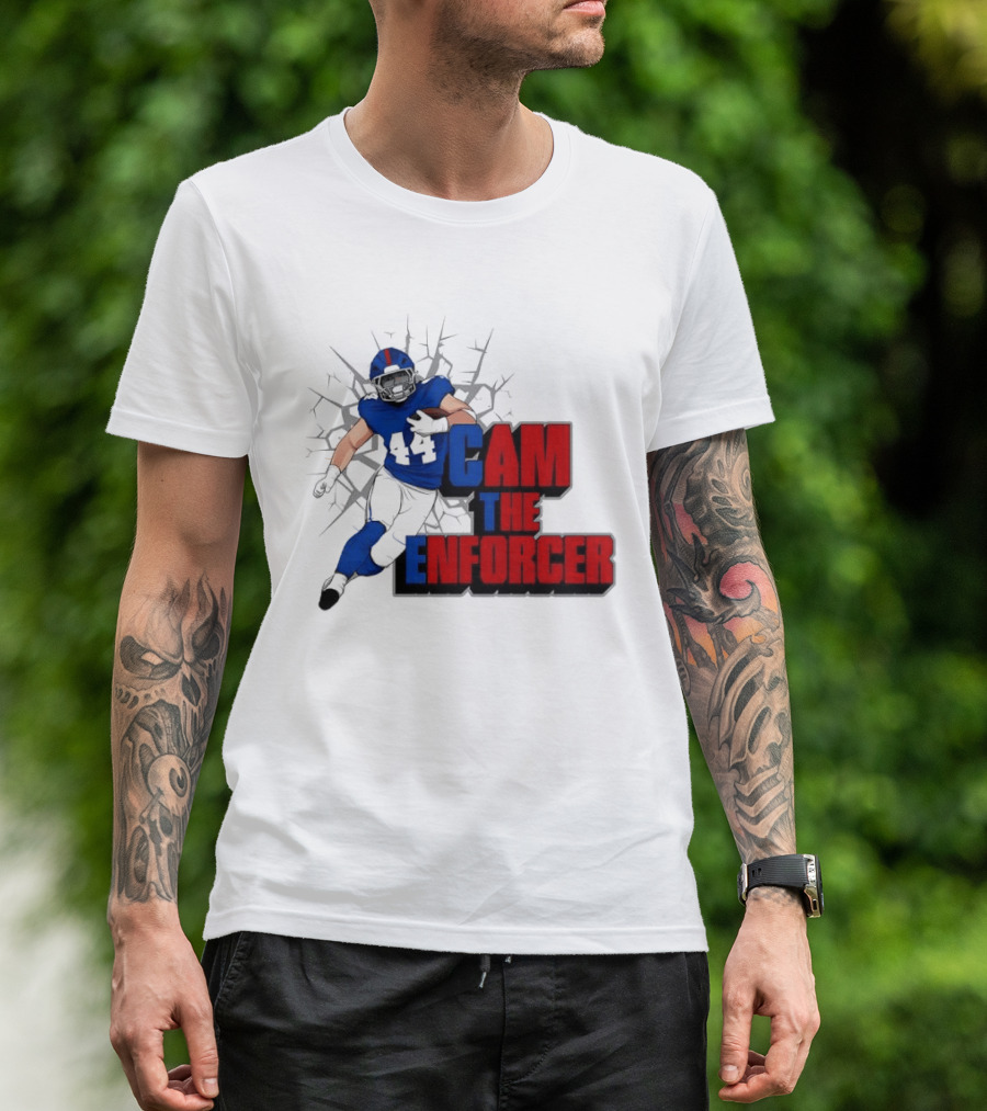 Cam The Enforcer New York Giants Football Player T-Shirt