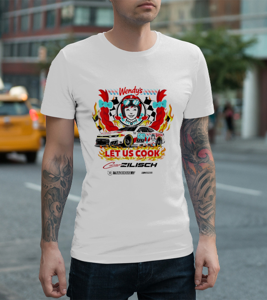 Connor Zilisch #88 Wendy's Racing Let Us Cook T-Shirt