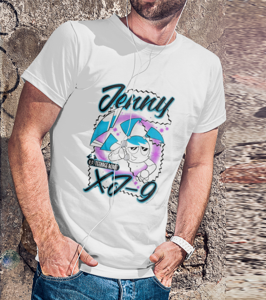 Jenny XJ 9 My Life As A Teenage Robot Airbrush T-Shirt