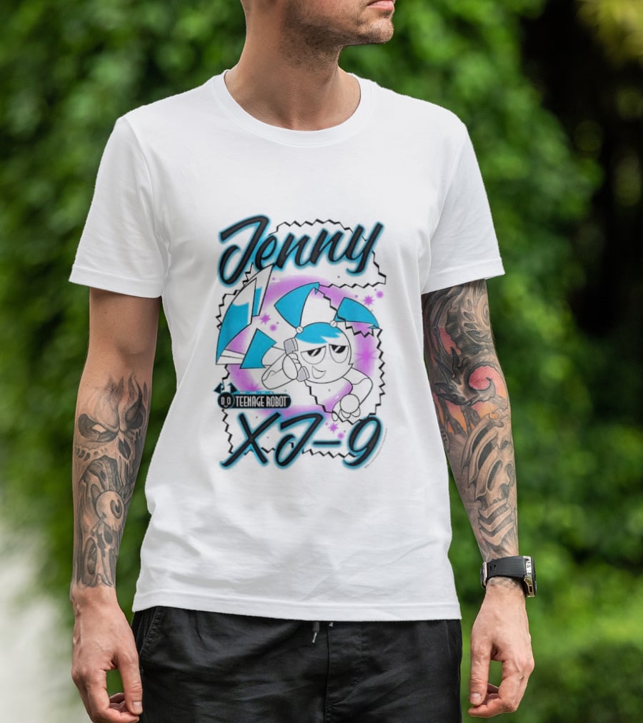 Jenny XJ 9 My Life As A Teenage Robot Airbrush T-Shirt