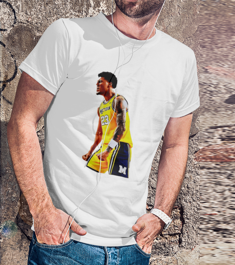 Yaxel Lendeborg Flex Motion Elite Energy Michigan Basketball 23 Jersey T-Shirt