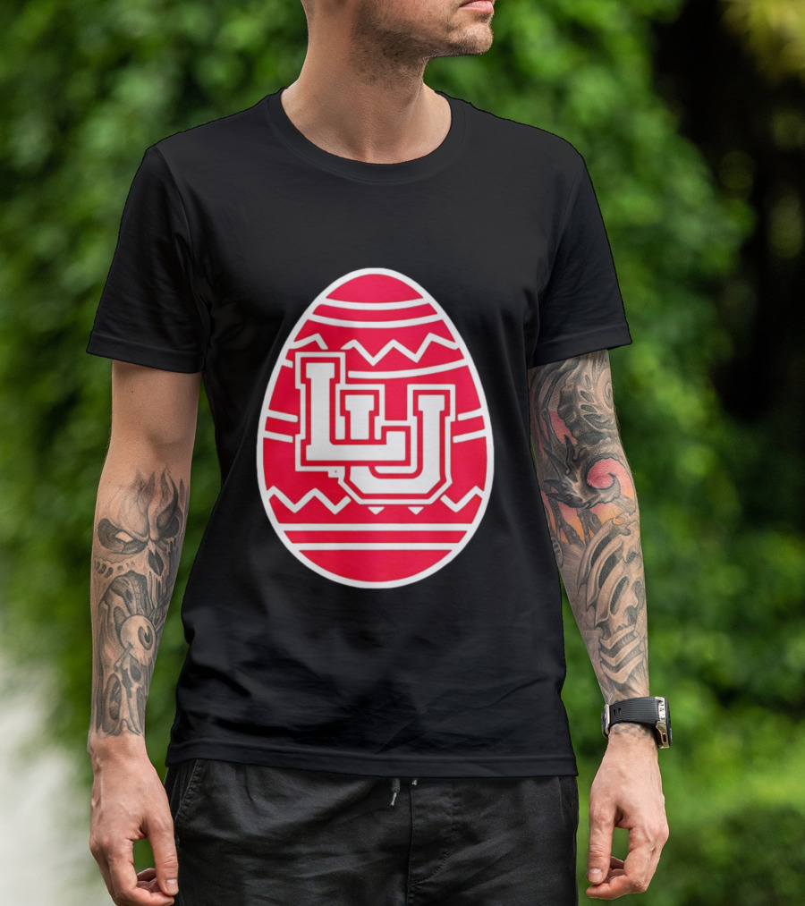 Liberty Union LU Easter Egg Red And White T-Shirt