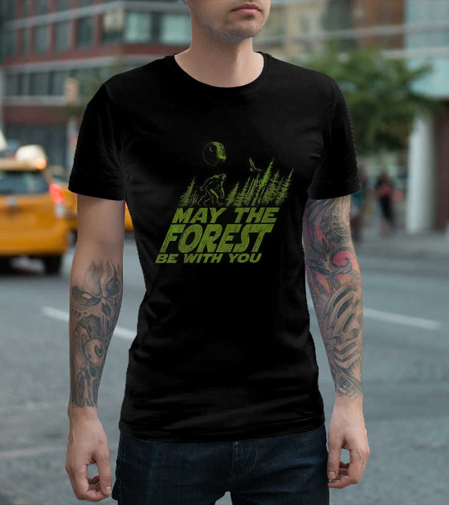 Forest Squatch May The Forest Be With You T-Shirt