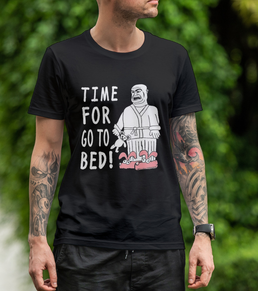 TIME FOR GO TO BED Pajamas And Slippers T-Shirt