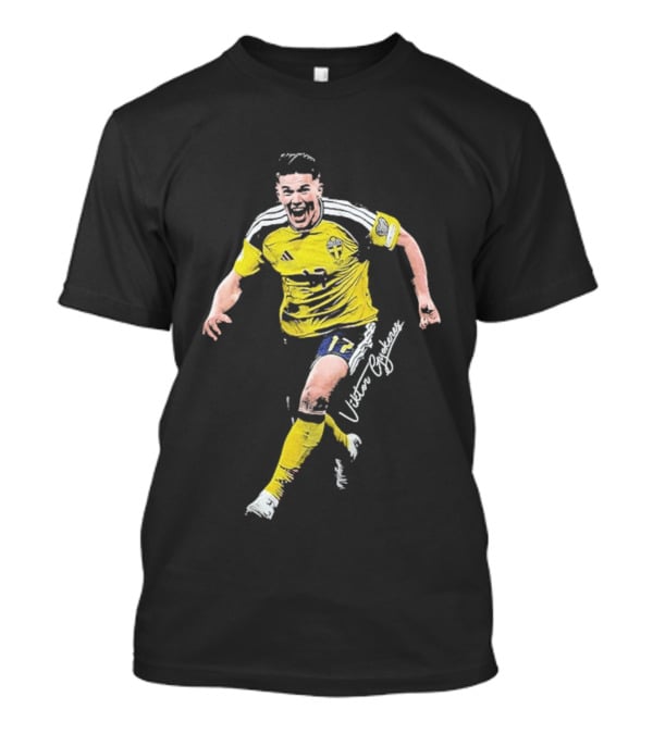 Viktor Gyokeres Player Illustration In Jersey T-Shirt