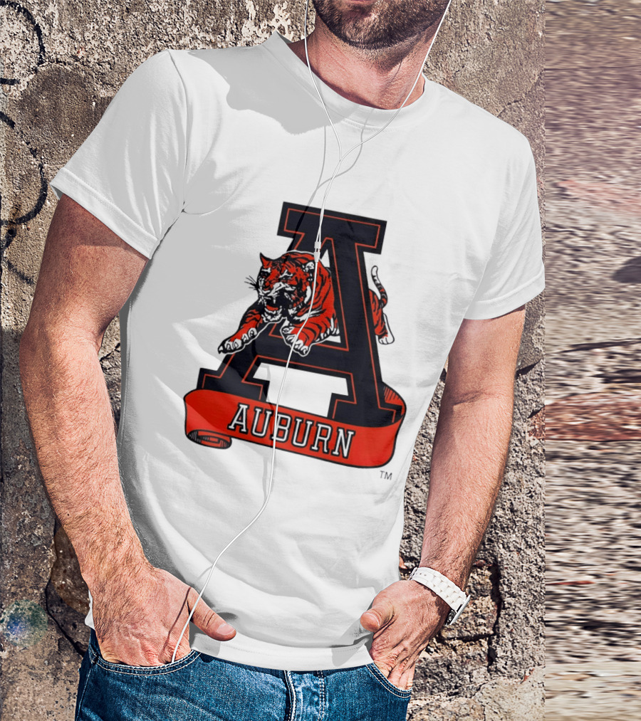 Auburn Tigers Auburn University Basketball NBA Team Spirit Tiger T-Shirt