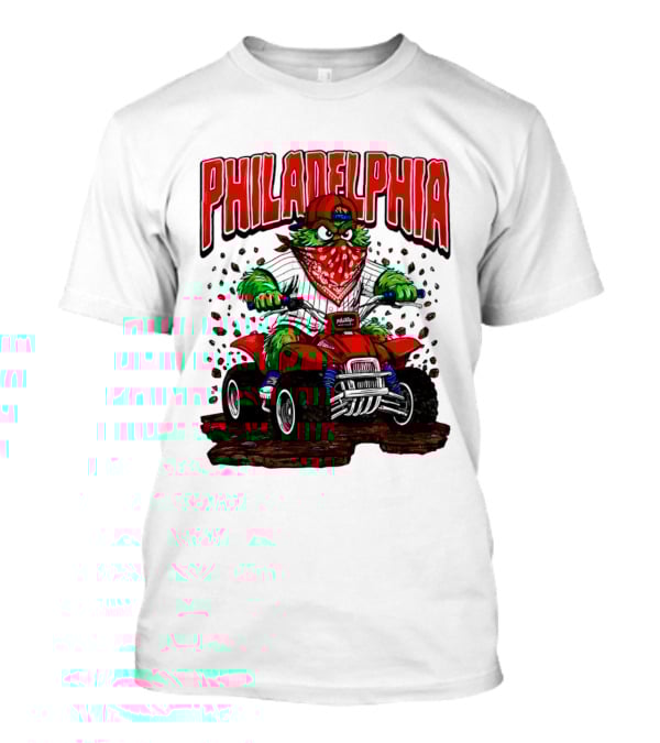 Philadelphia Phillies Born To Ride Phanatic ATV T-Shirt