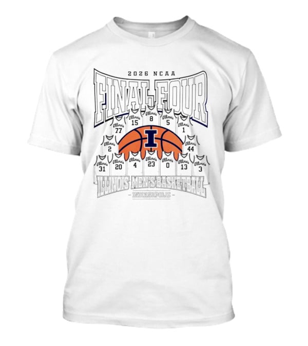 Illinois Fighting Illini 2026 NCAA Final Four Men's Basketball Madness T-Shirt