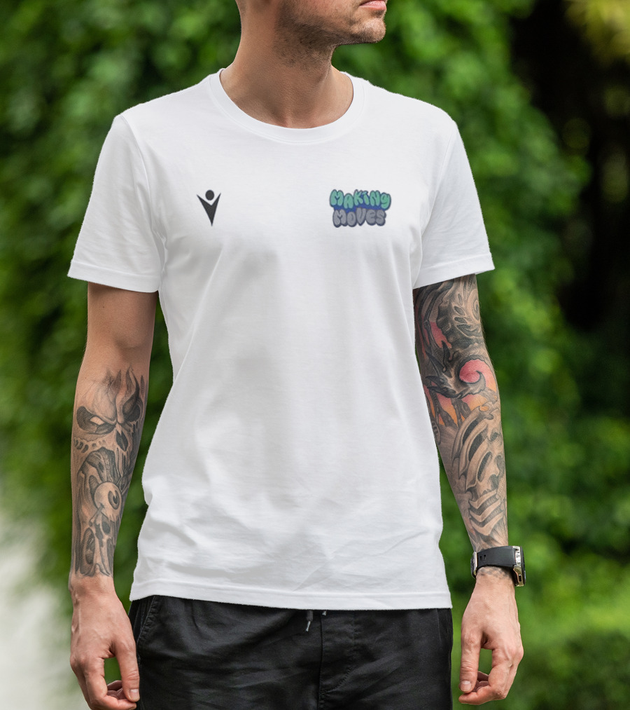 Scottish Rugby Macron Making Moves 2 Sides T-Shirt