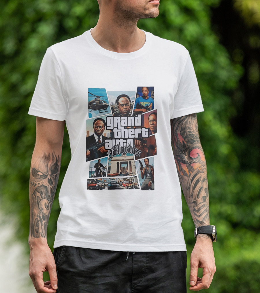Grand Theft Auto Mordix Classic Crime Action Game T-Shirt