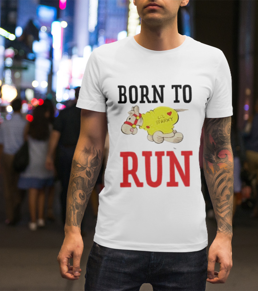 Born To Run Li'l Sparky Retro Cartoon T-Shirt