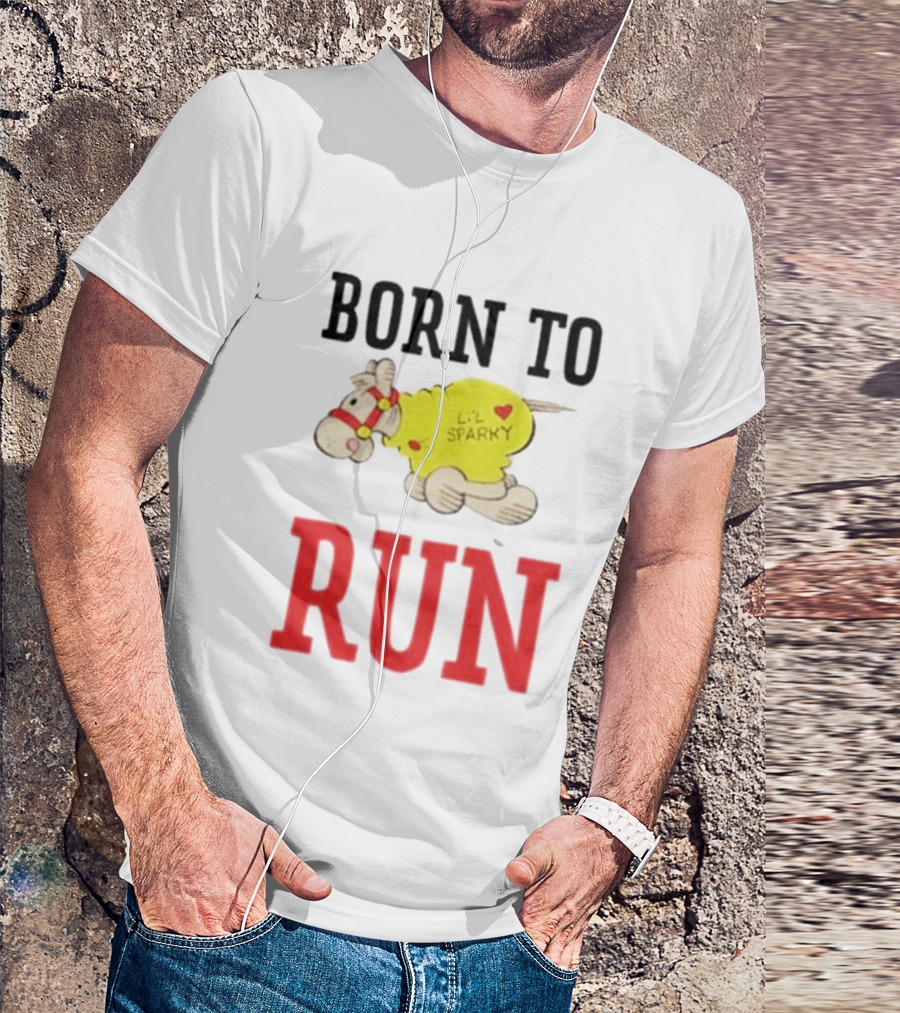 Born To Run Li'l Sparky Retro Cartoon T-Shirt