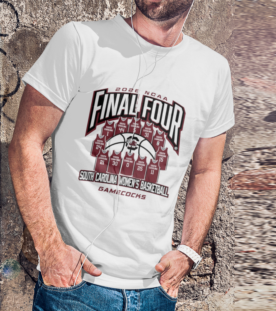 2026 NCAA Final Four South Carolina Gamecocks Women's Basketball T-Shirt