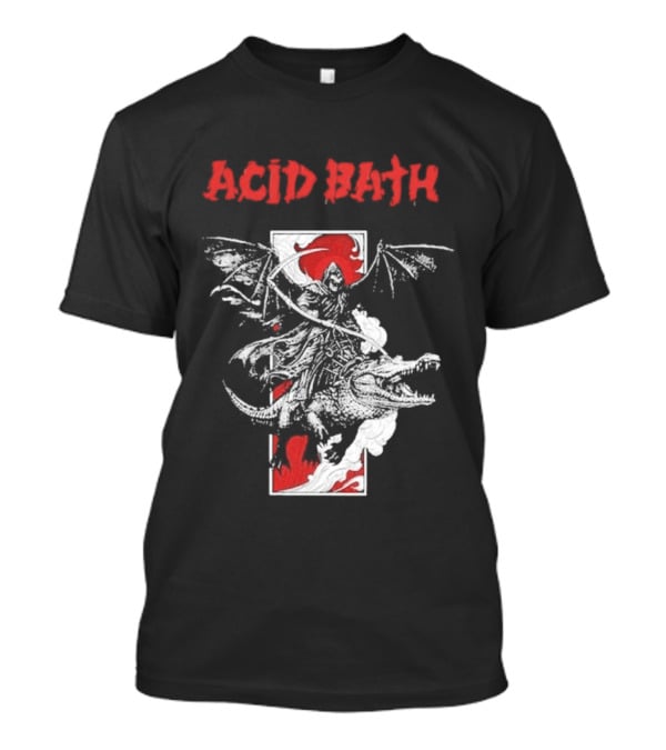 Acid Bath Band Red Alligator Wall T-Shirt