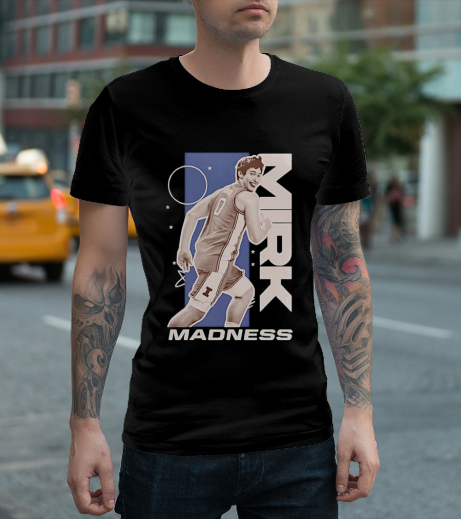 Mirk Madness Illinois Fighting Illini Basketball David Mirkovic T-Shirt