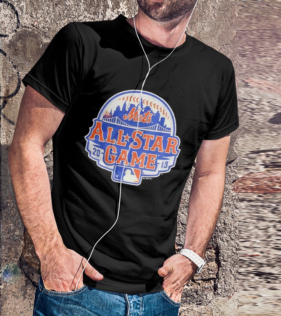 New York Mets 2013 All Star Game Skyline Baseball T-Shirt