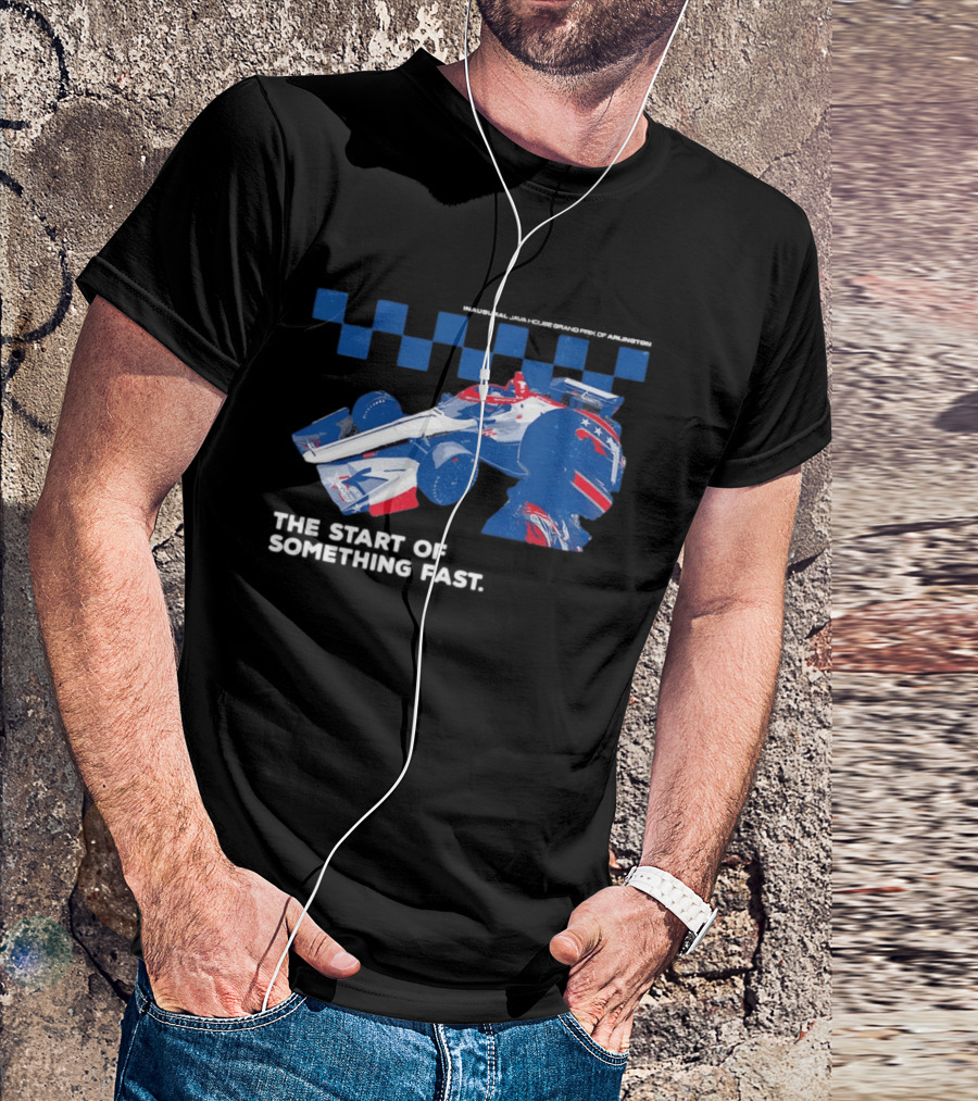 Java House GPA The Start Of Something Fast Racing Car T-Shirt