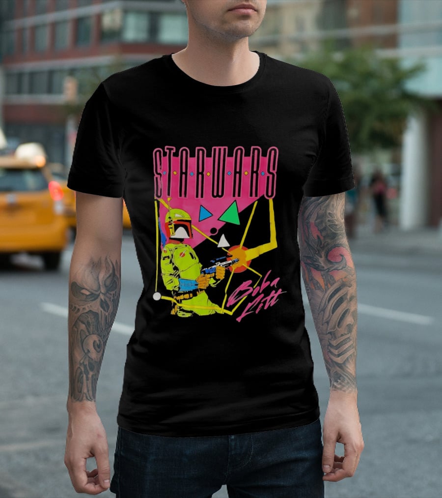 Star Wars Boba Fett Neon T-Shirt
