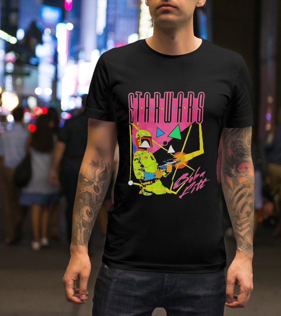 Star Wars Boba Fett Neon T-Shirt