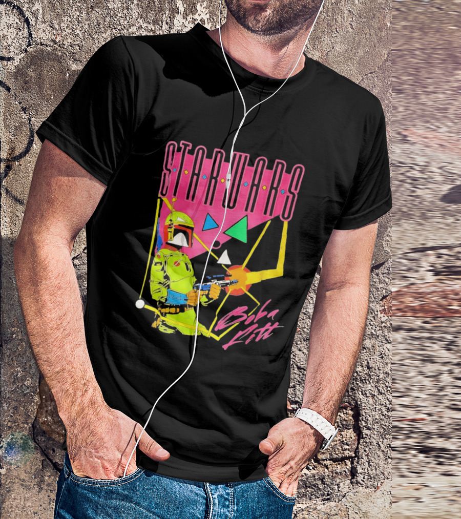 Star Wars Boba Fett Neon T-Shirt