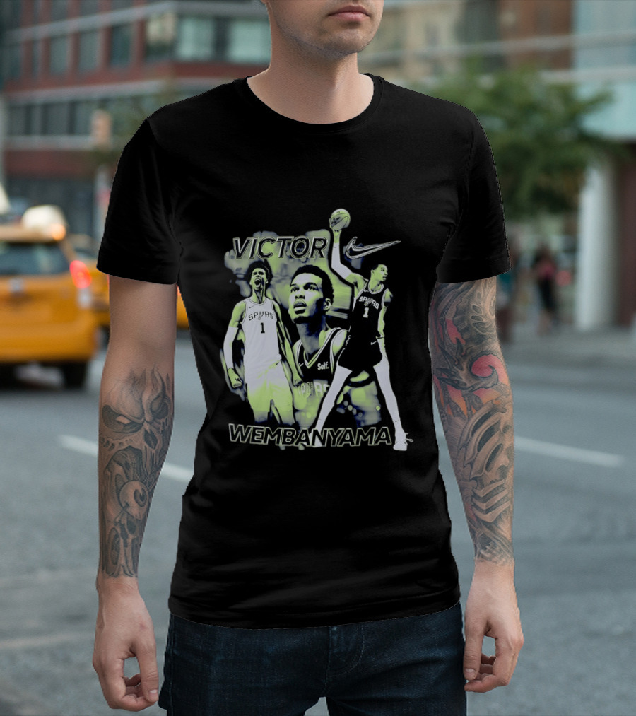 Victor Wembanyama San Antonio Spurs Nike Basketball T-Shirt