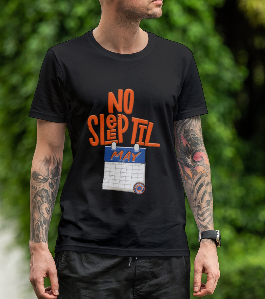 No Sleep Til May New York Baseball Team T-Shirt