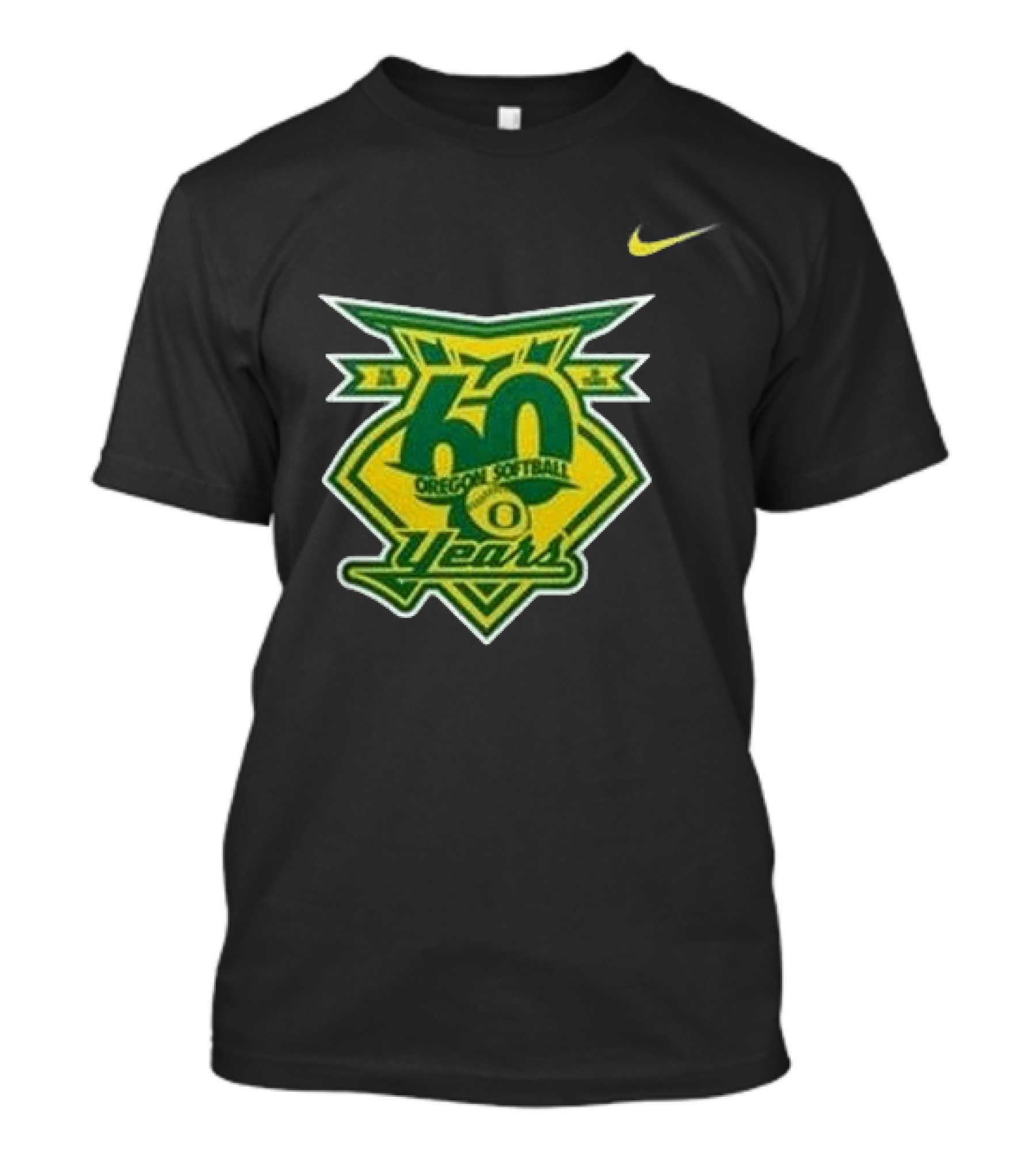 Oregon Ducks 60 Years Softball Anniversary Coach Melyssa Lombardi 2026 T-Shirt