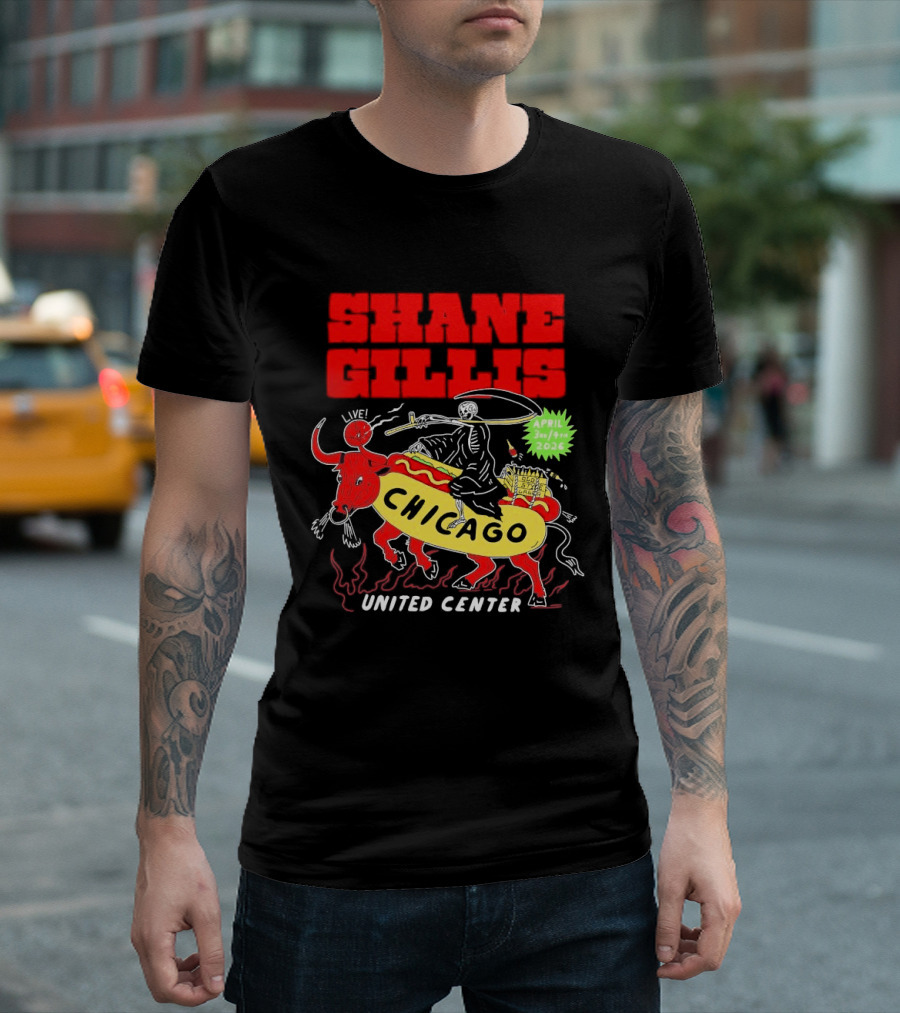 Shane Gillis Chicago April 3 4 2026 United Center T-Shirt