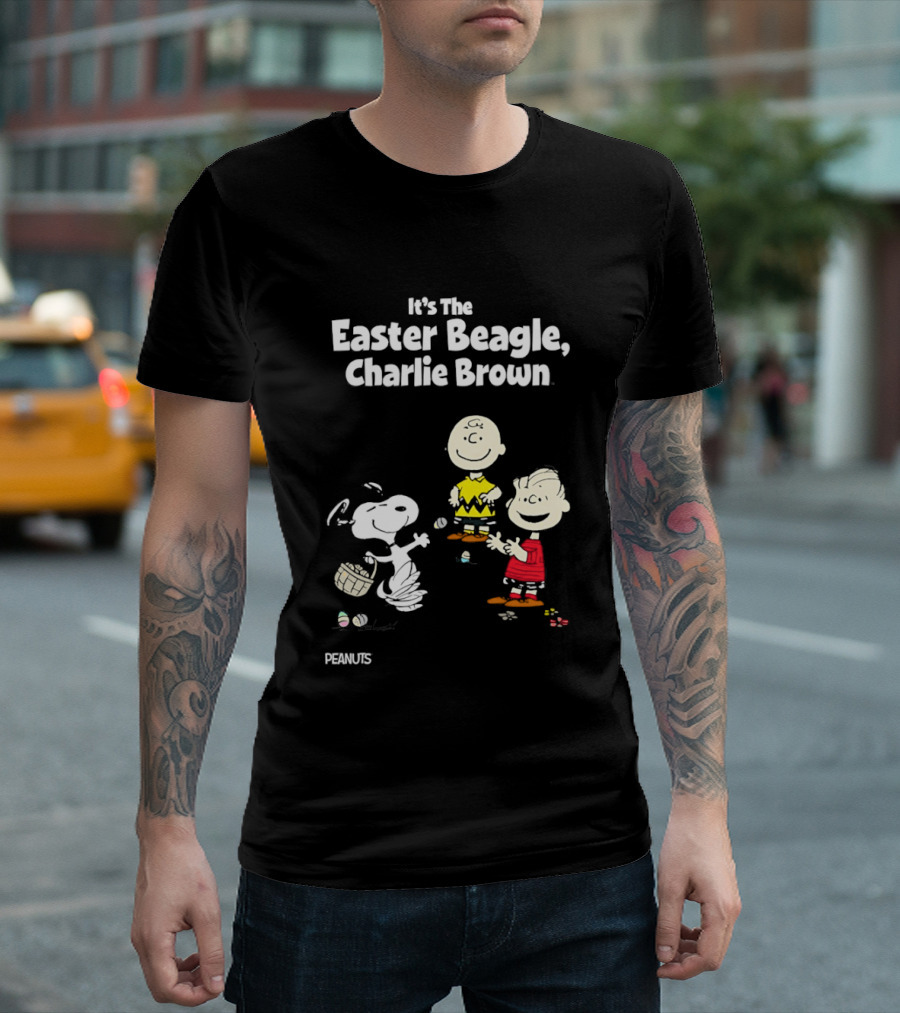 It's The Easter Beagle Charlie Brown Peanuts Snoopy Woodstock T-Shirt