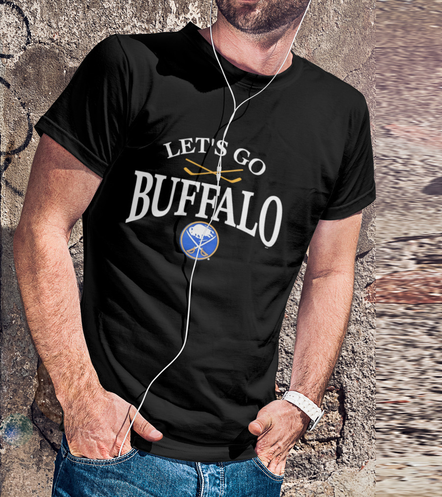 Let's Go Buffalo Sabres Royal Cross Town T-Shirt