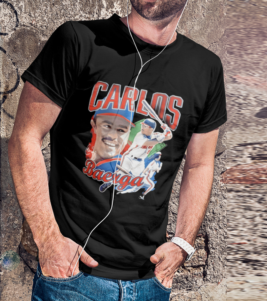 Carlos Baerga Cleveland Indians Baseball Player Print T-Shirt