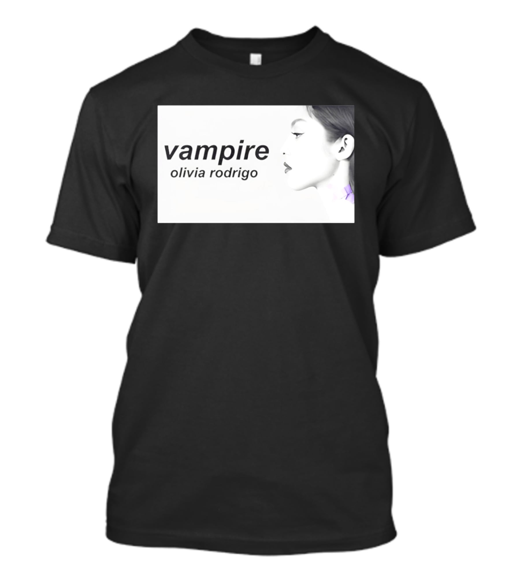 Vampire Olivia Rodrigo Pop Rock Side Profile T-Shirt