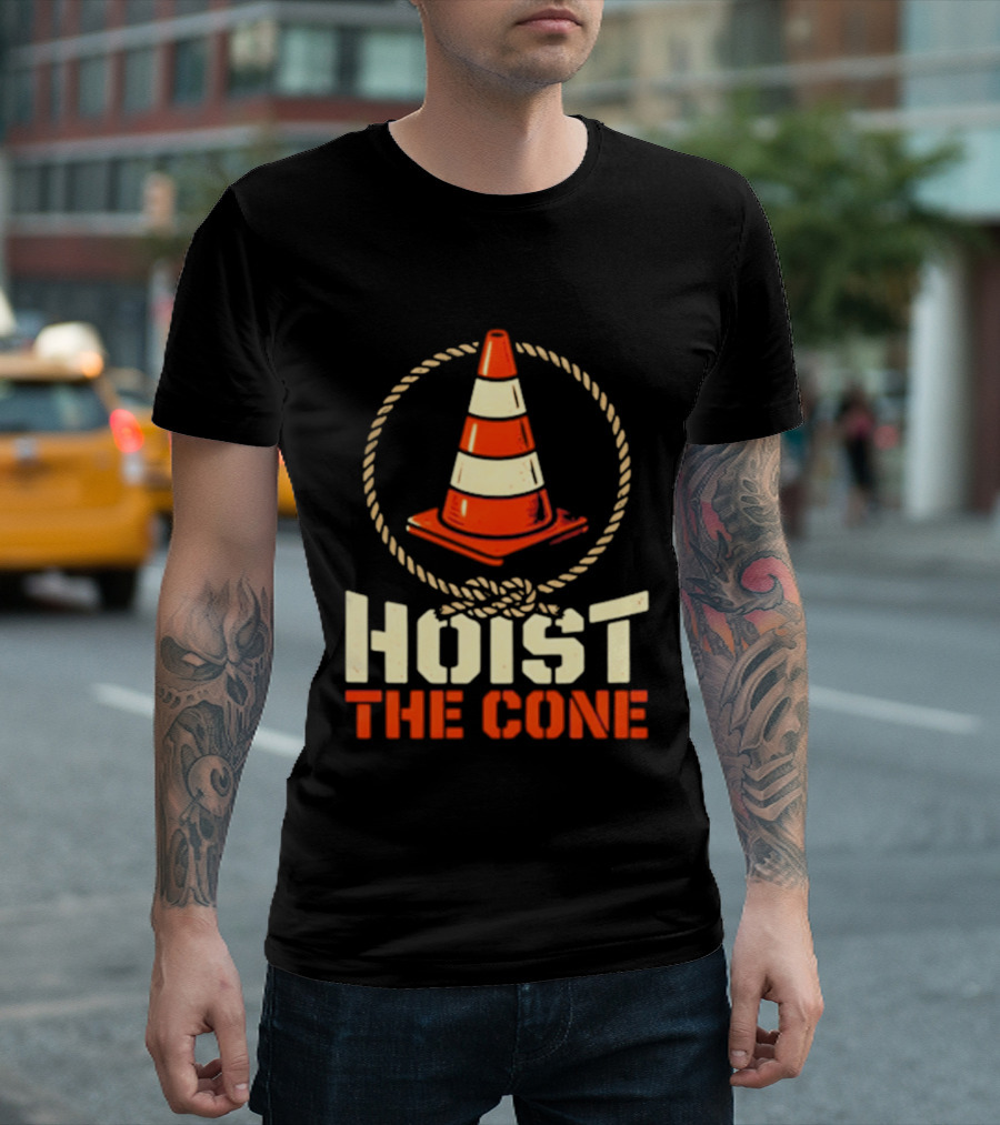 Pittsburgh Pirates Hoist The Cone Rope Traffic Cone T-Shirt