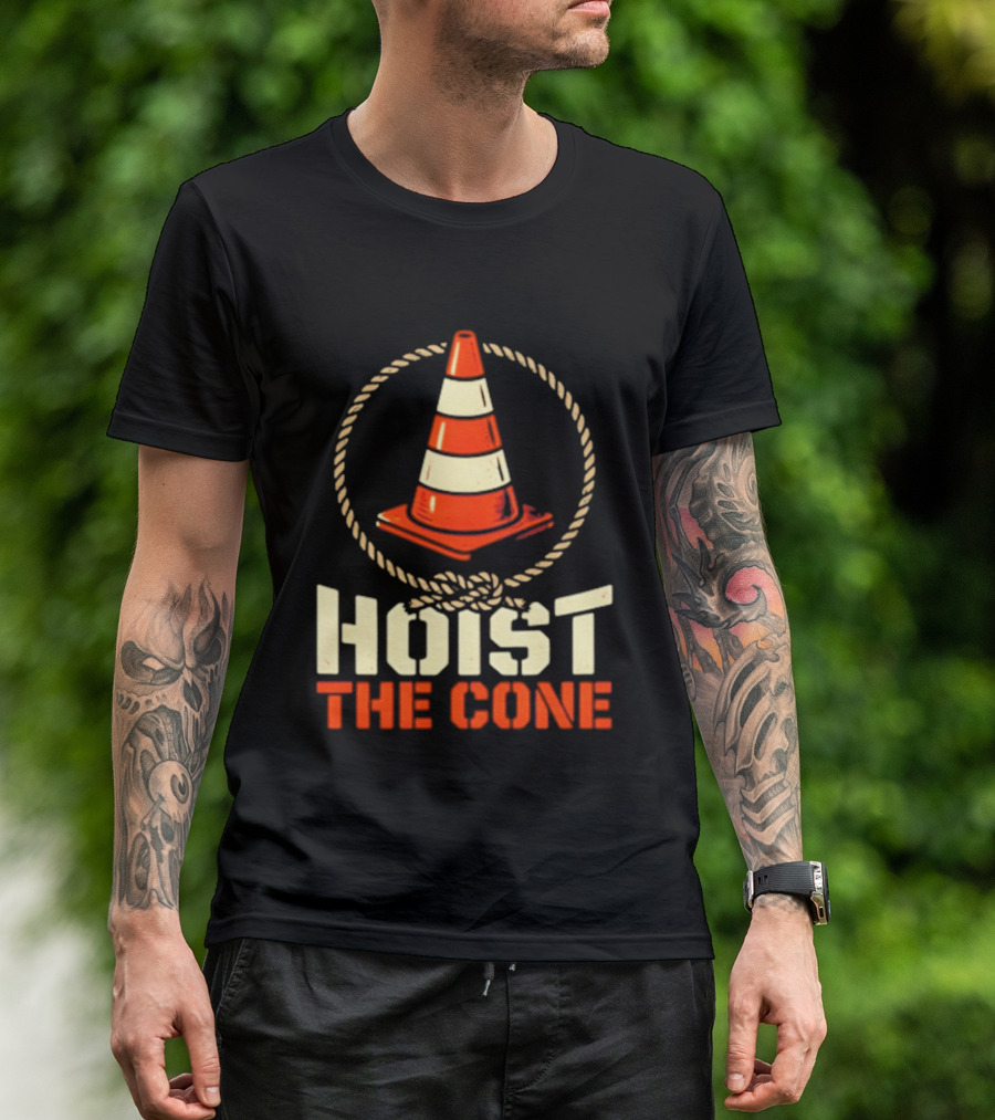Pittsburgh Pirates Hoist The Cone Rope Traffic Cone T-Shirt