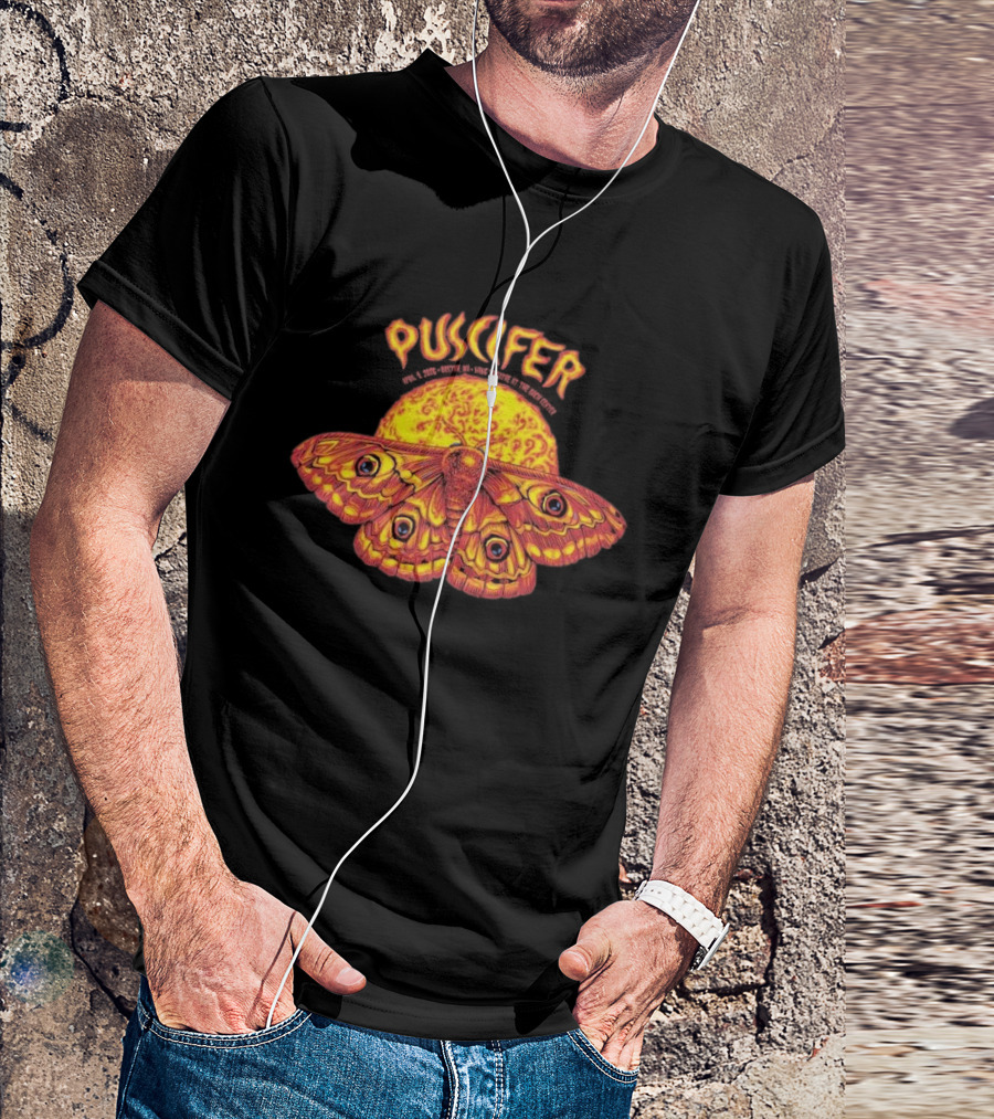 Puscifer Boch Center Wang Theatre Boston Moth Sunburst T-Shirt
