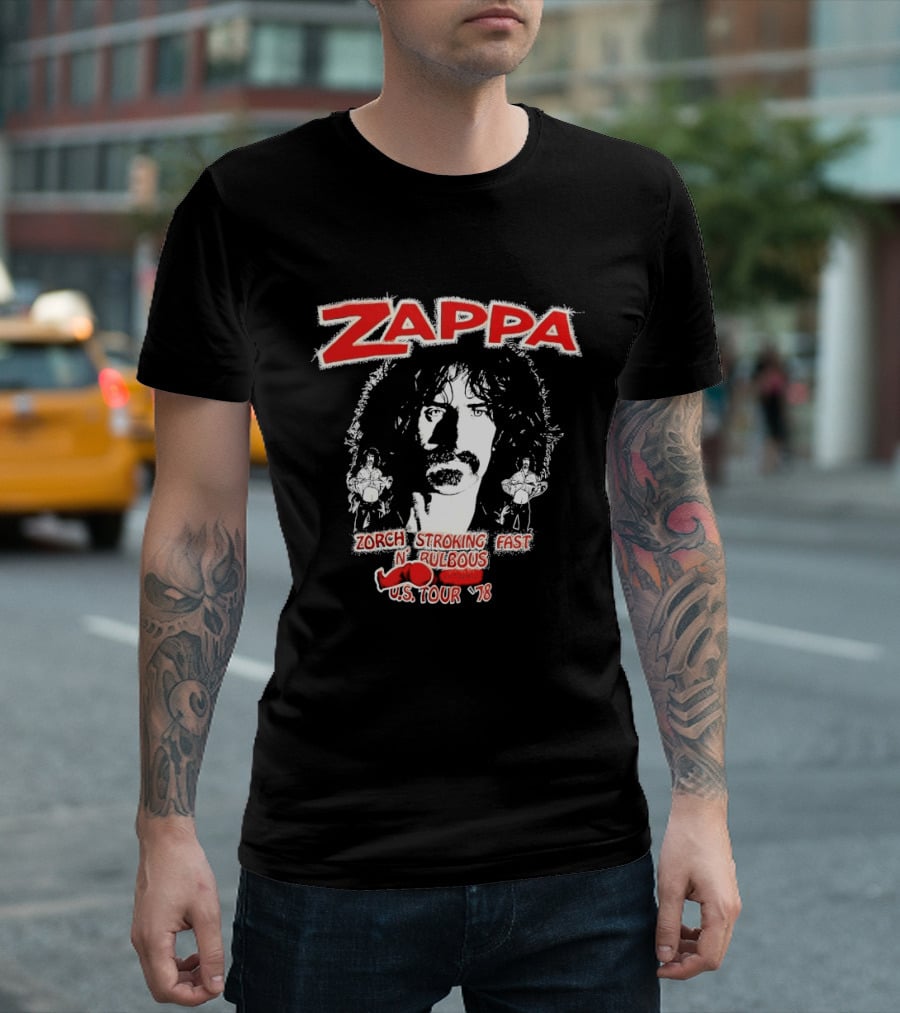 Zappa Zorch Stroking Fast N' Bulbous US Tour 78 T-Shirt