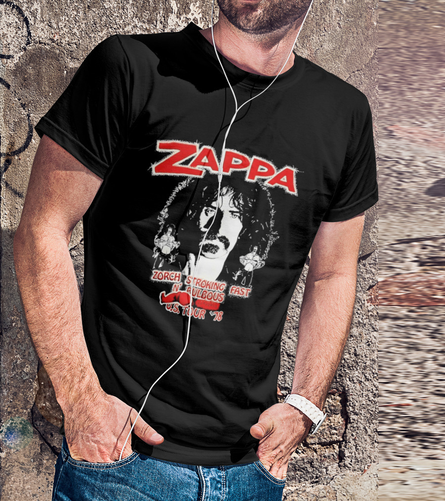 Zappa Zorch Stroking Fast N' Bulbous US Tour 78 T-Shirt