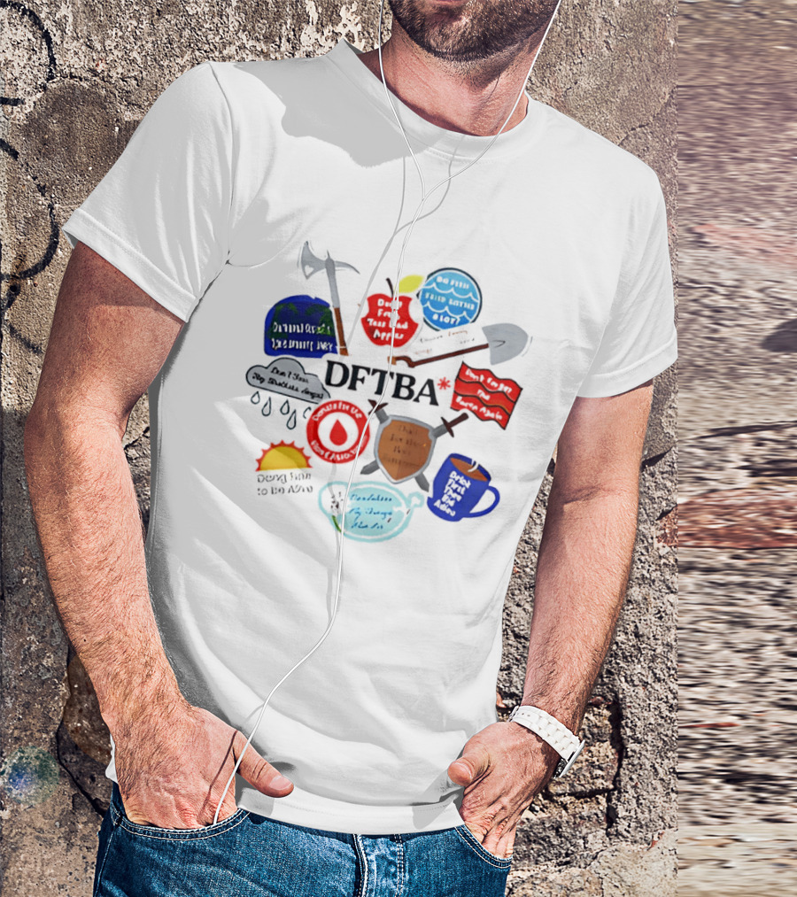 DFTBA Don't Forget To Be Awesome Bad Apple Touhou Project T-Shirt