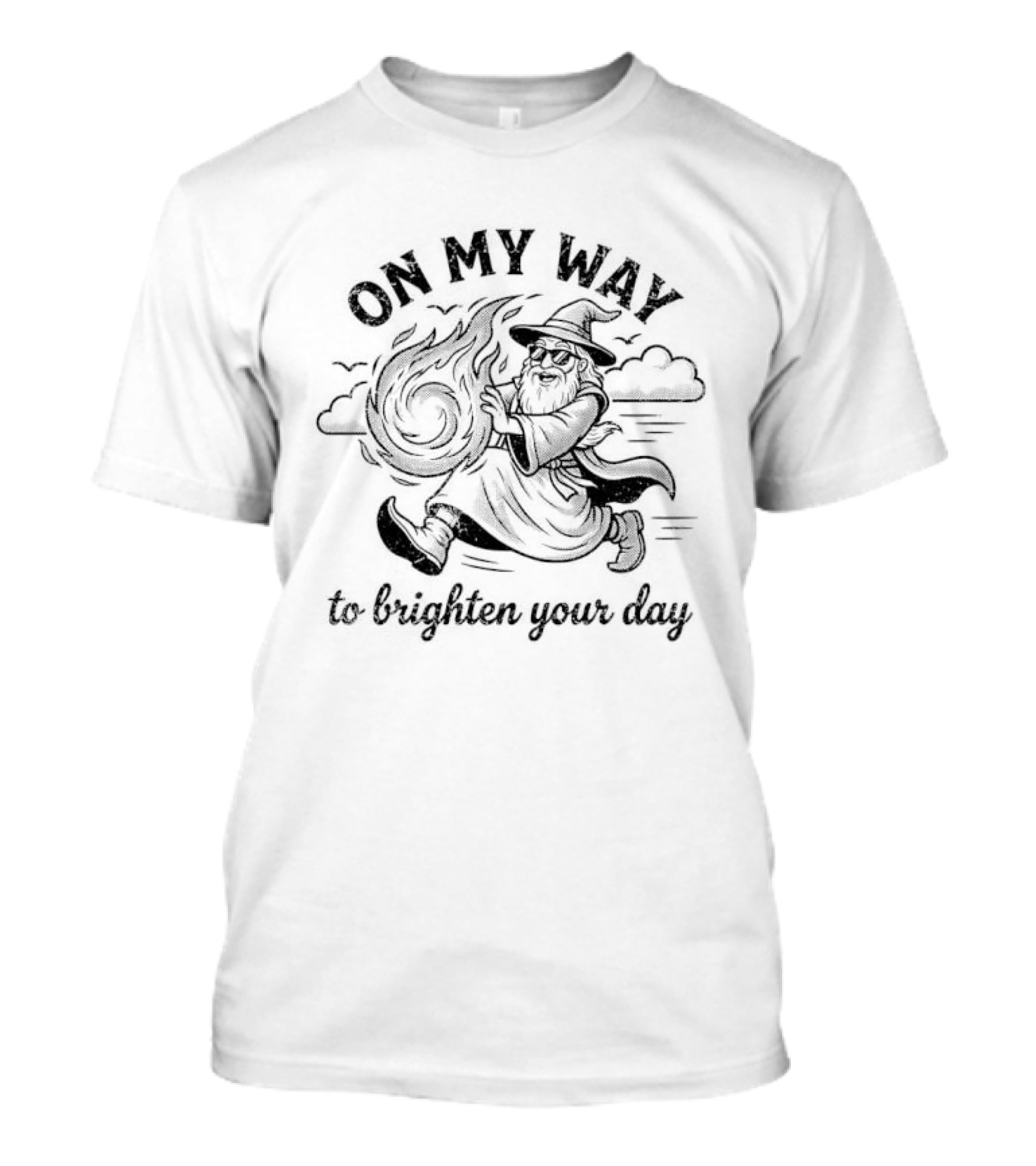 Gandalf On My Way To Brighten Your Day The Lord Of The Rings T-Shirt
