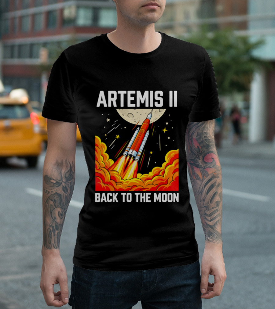 Artemis II Moon Mission Rocket Launch Back To The Moon T-Shirt