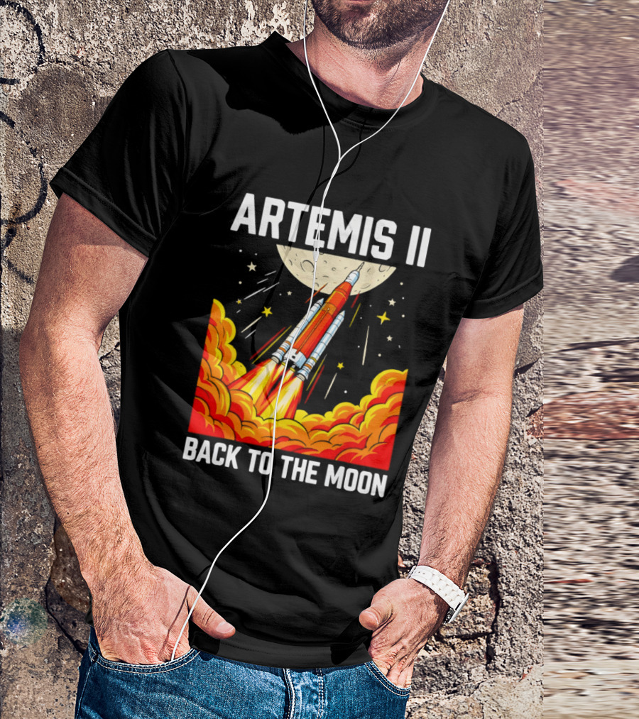 Artemis II Moon Mission Rocket Launch Back To The Moon T-Shirt