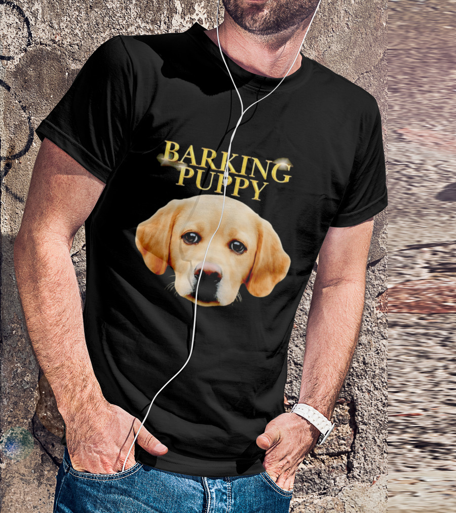Barking Puppy Marley And Me Dog Labrador Retriever T-Shirt